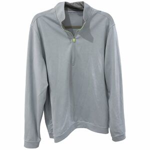 Adidas Light Blue Quarter Zip Pullover L Athletic Top